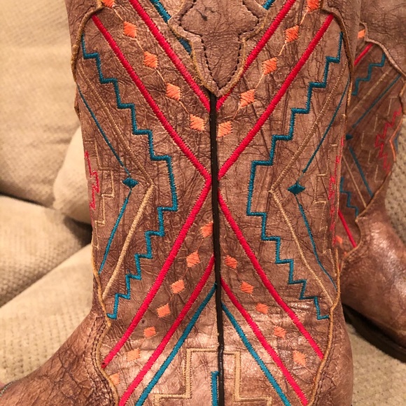 Embroidered Roper Boots - Picture 2 of 4
